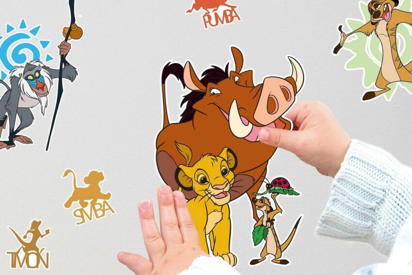 Komar Wandtattoo »Lion King Circle of Life« (16 Stück), 50 x 70 cm-Wandtattoos-Ideen für dein Zuhause von Home Trends