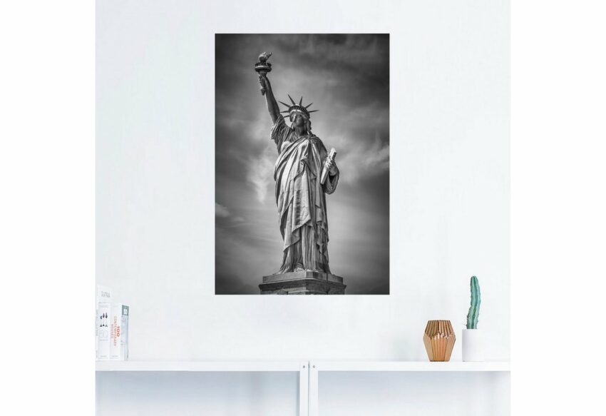 Artland Wandbild »New York City Freiheitsstatue II«, Bilder von Amerika (1 Stück), in vielen Größen & Produktarten - Alubild / Outdoorbild für den Außenbereich, Leinwandbild, Poster, Wandaufkleber / Wandtattoo auch für Badezimmer geeignet-Bilder-Ideen für dein Zuhause von Home Trends
