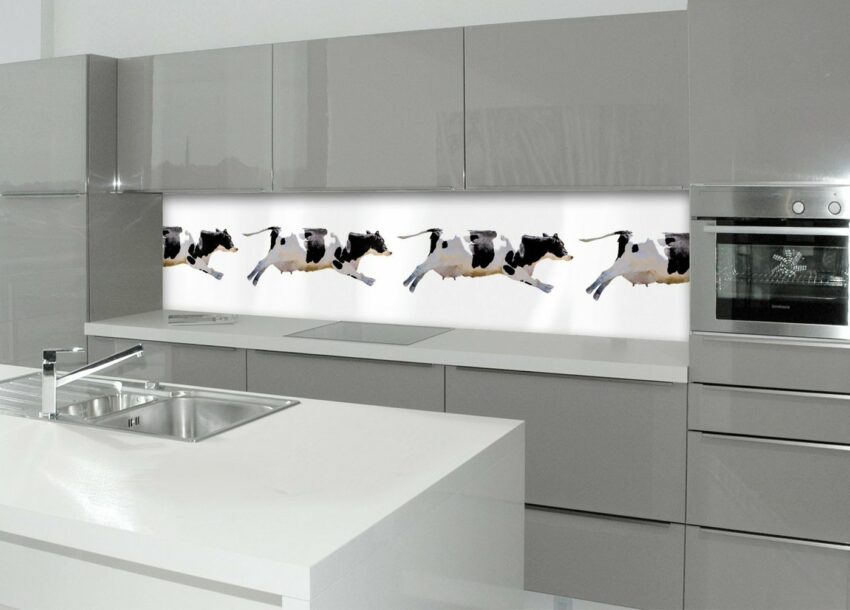 MySpotti Küchenrückwand »profix, Fliegende Kuh«-Küchenrückwände-Ideen für dein Zuhause von Home Trends