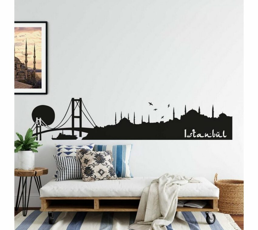Wall-Art Wandtattoo »XXL Stadt Skyline Istanbul 120cm« (1 Stück)-Wandtattoos-Ideen für dein Zuhause von Home Trends