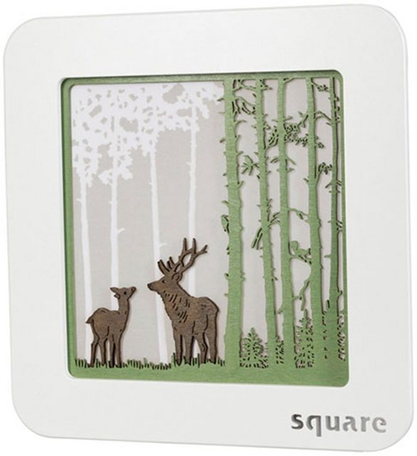 Weigla LED-Bild »Square - Standbild Wald«, (1 Stück), mit Timerfunktion-Bilder-Inspirationen