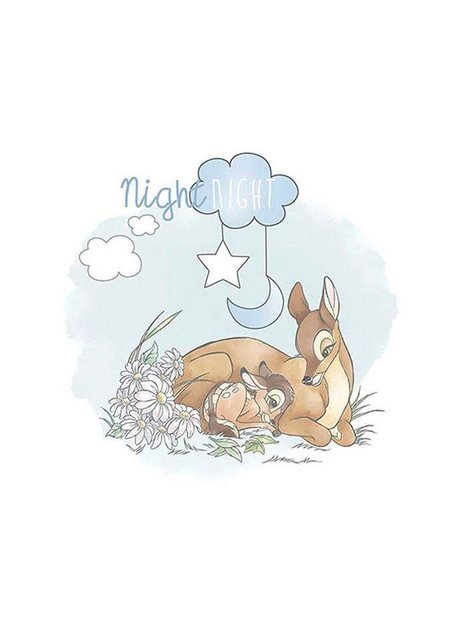 Komar Poster »Bambi Good Night«, Disney, Höhe: 70cm-Bilder-Inspirationen