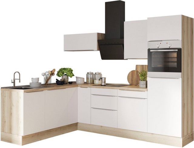 OPTIFIT Winkelküche »Aken«, mit E-Geräten, Stellbreite 200 x 270 cm-Küchenzeilen-Inspirationen