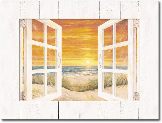Artland Wandbild »Fenster zum Meer«, Fensterblick (1 Stück)-Bilder-Inspirationen