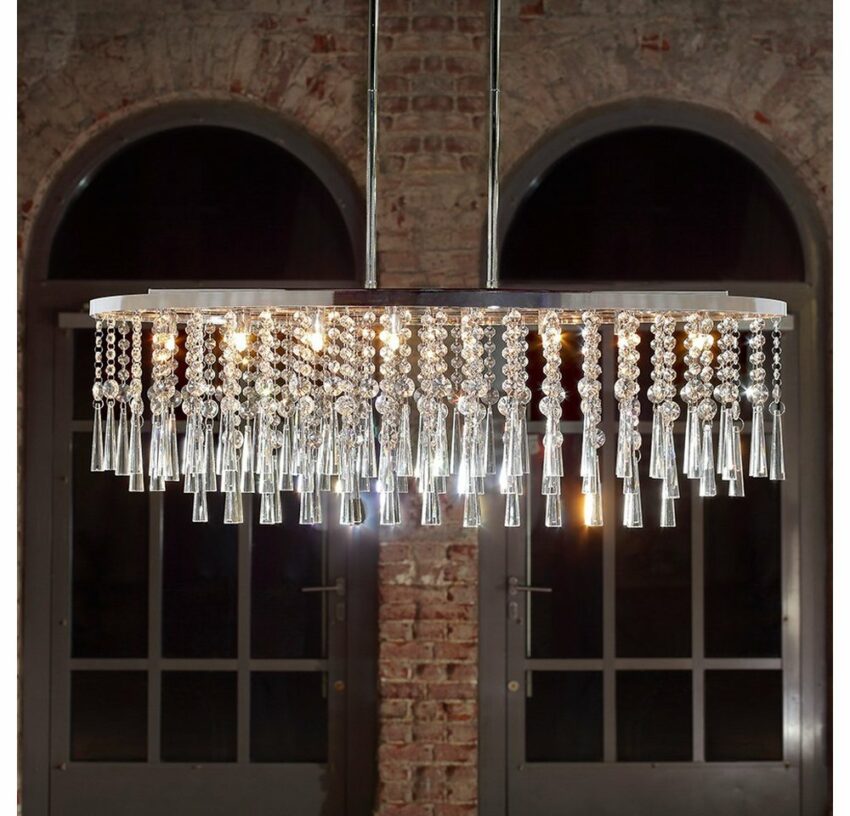 SPOT Light Pendelleuchte »LUXORIA«, Hängeleuchte, Hochwertige Leuchte mit echtem Kristallen, LED-Leuchtmittel inklusive, Zeitlos und elegant.-Lampen-Ideen für dein Zuhause von Home Trends