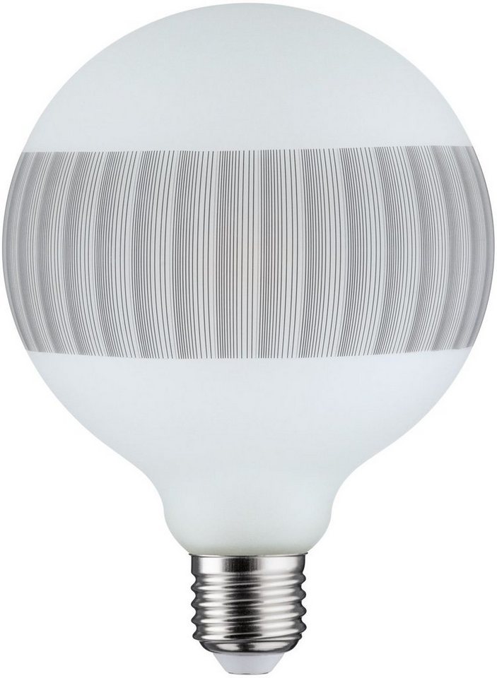 Paulmann »Globe 125mm Ringspiegel Schwarz matt liniert« LED-Leuchtmittel, E27, 1 Stück, Warmweiß-Leuchtmittel-Ideen für dein Zuhause von Home Trends