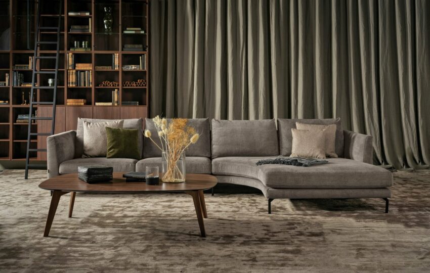 furninova Ecksofa »Francis Day«, mit abgerundetem Longchair, im skandinavischen Design-Sofas-Ideen für dein Zuhause von Home Trends