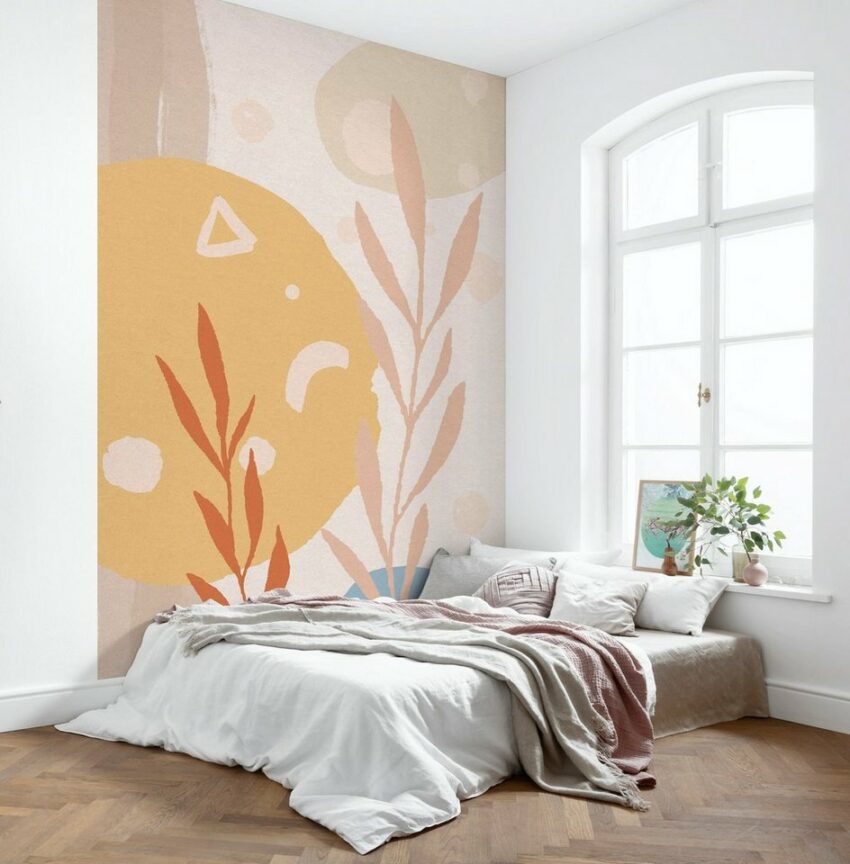Komar Fototapete »Vliestapete Bohemia Scandi«, glatt, bedruckt, geblümt, floral, realistisch, 200 x 280 cm-Tapeten-Ideen für dein Zuhause von Home Trends