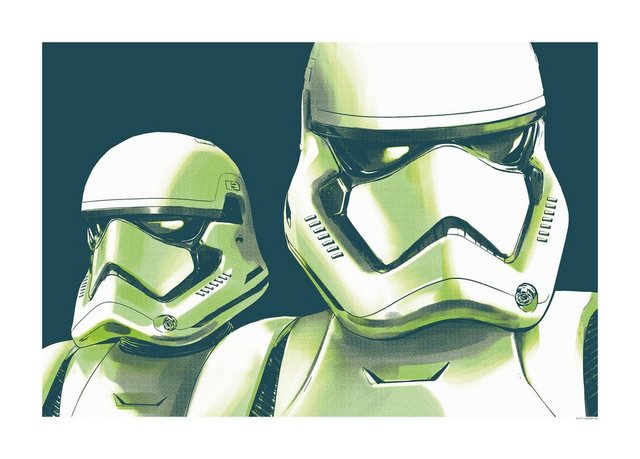 Komar Poster »Star Wars Faces Stormtrooper«, Star Wars-Bilder-Inspirationen