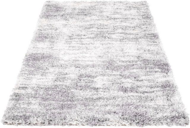 Hochflor-Teppich »Peral 520«, Festival, rechteckig, Höhe 45 mm, besonders weich durch Microfaser, Wohnzimmer-Teppiche-Inspirationen