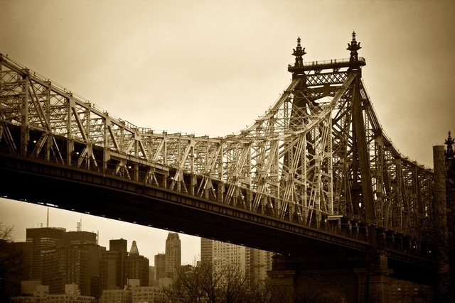 Papermoon Fototapete »New York Bridge«, glatt-Tapeten-Inspirationen
