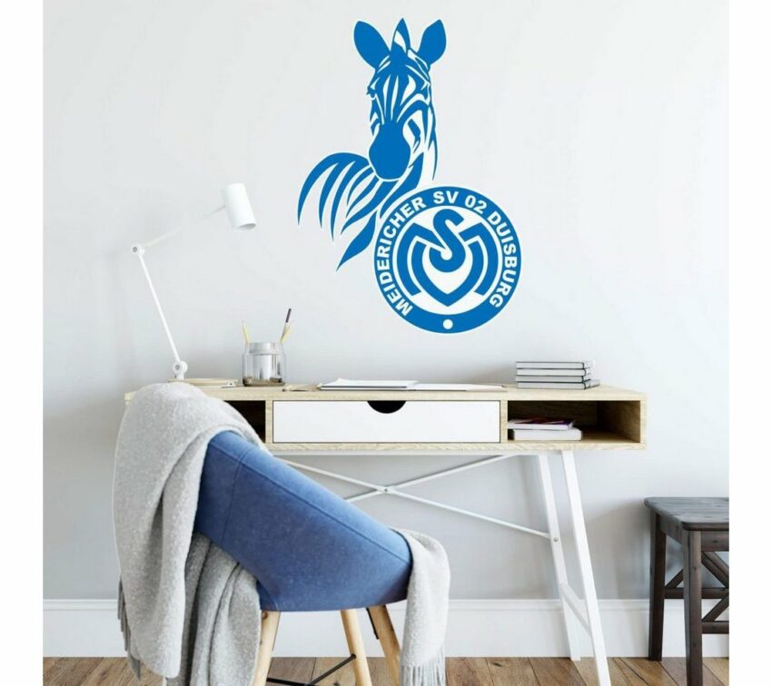 Wall-Art Wandtattoo »Fußball MSV Duisburg Logo«-Wandtattoos-Ideen für dein Zuhause von Home Trends