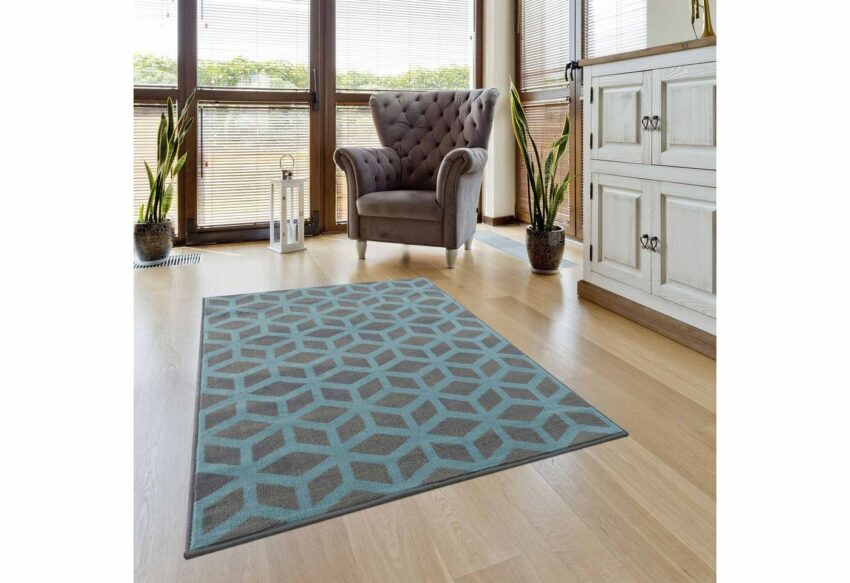 Teppich »Gusta 3222«, Sehrazat, rechteckig, Höhe 8 mm, Wohnzimmer, Kurzflor-Teppiche-Ideen für dein Zuhause von Home Trends