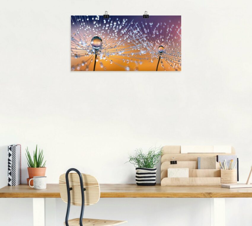 Artland Wandbild »Pusteblumen Tautropfen«, Blumenbilder (1 Stück), in vielen Größen & Produktarten - Alubild / Outdoorbild für den Außenbereich, Leinwandbild, Poster, Wandaufkleber / Wandtattoo auch für Badezimmer geeignet-Bilder-Ideen für dein Zuhause von Home Trends