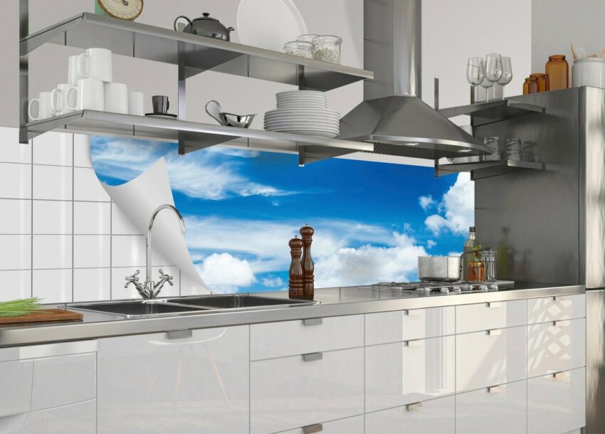 MySpotti Küchenrückwand »fixy Heaven«, selbstklebende und flexible Küchenrückwand-Folie-Küchenrückwände-Ideen für dein Zuhause von Home Trends