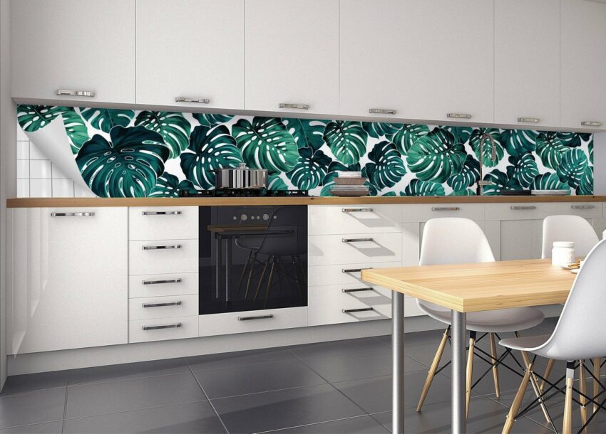 MySpotti Küchenrückwand »fixy Monstera«, selbstklebende und flexible Küchenrückwand-Folie-Küchenrückwände-Ideen für dein Zuhause von Home Trends
