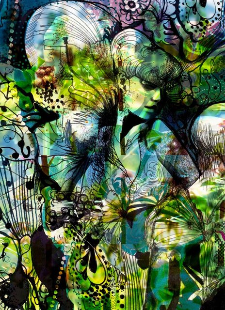Komar Fototapete »Aphrodite´s Garden«, glatt, bedruckt, Wald, Meer, (Set), ausgezeichnet lichtbeständig-Tapeten-Inspirationen
