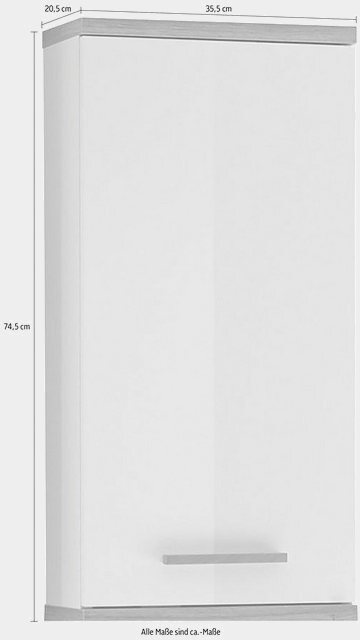 PELIPAL Hängeschrank »Quickset 923« Breite 35,5 cm, Holzgriff, Türdämpfer, Glaseinlegeböden-Schränke-Inspirationen