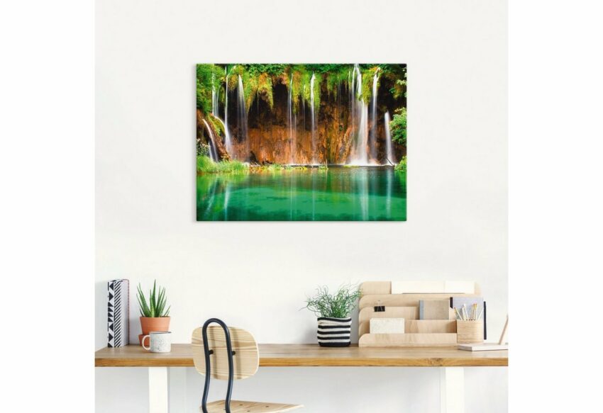 Artland Wandbild »Schöner Wasserfall im Wald«, Gewässer (1 Stück)-Bilder-Ideen für dein Zuhause von Home Trends