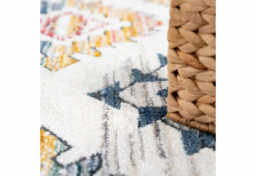 Teppich »Harnuba 769«, Paco Home, rechteckig, Höhe 9 mm, Kurzflor, Motiv Rauten, ideal im Wohnzimmer & Schlafzimmer-Teppiche-Ideen für dein Zuhause von Home Trends