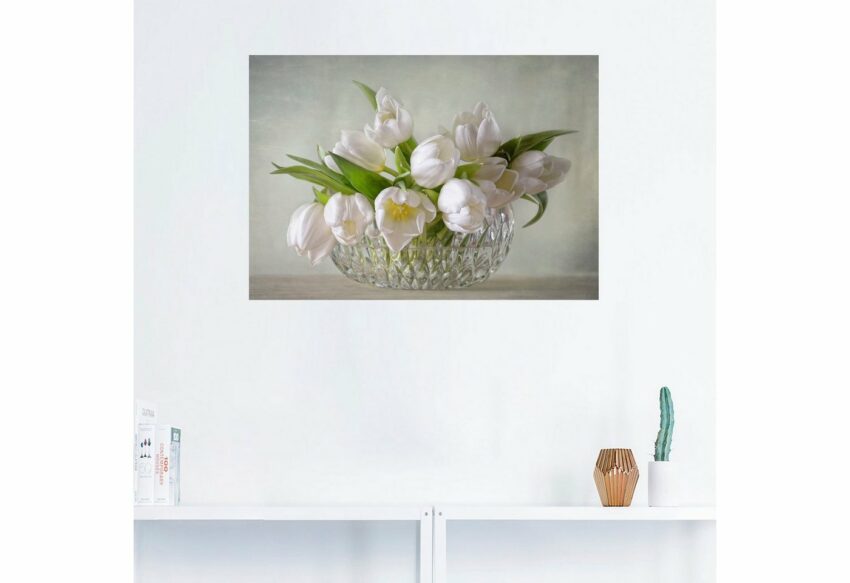 Artland Wandbild »Weiße Tulpen«, Blumen (1 Stück), in vielen Größen & Produktarten - Alubild / Outdoorbild für den Außenbereich, Leinwandbild, Poster, Wandaufkleber / Wandtattoo auch für Badezimmer geeignet-Bilder-Ideen für dein Zuhause von Home Trends