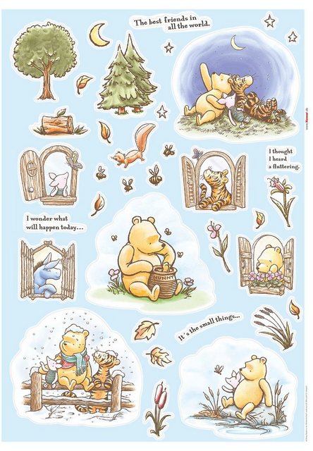 Komar Wandtattoo »Winnie the Pooh Adventures« (61 Stück), 50 x 70 cm-Wandtattoos-Inspirationen