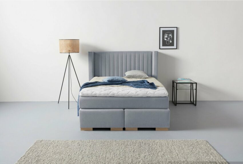 Breckle Boxspringbett, mit dekorativem Ohrenkopfteil-Betten-Ideen für dein Zuhause von Home Trends