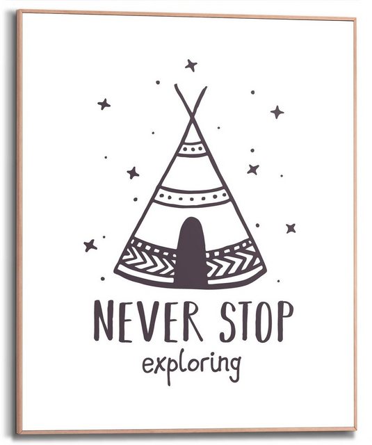 Reinders! Bild mit Rahmen »Never Stop Exploring«, (1 Stück)-Bilder-Inspirationen