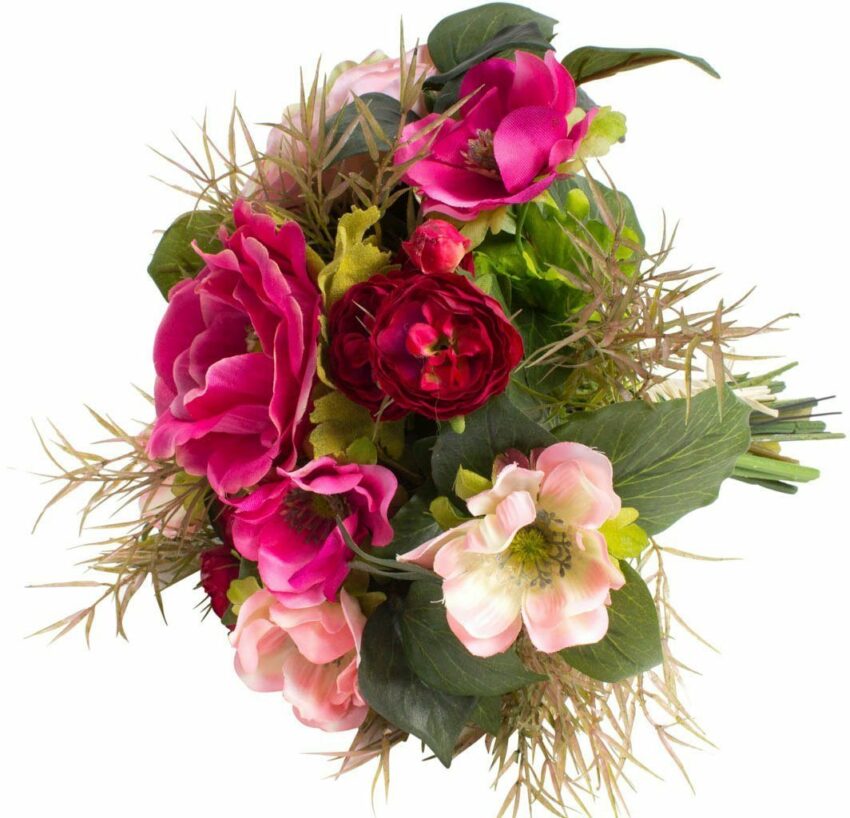 Kunstblume »Anemonen-Ranunkel-Strauß« Anemone, Botanic-Haus, Höhe 27 cm-Kunstpflanzen-Ideen für dein Zuhause von Home Trends