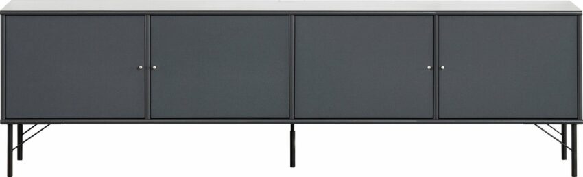 Hammel Furniture Media-Board »Mistral«, mit vier Türen mit Akustikstoff, Kabeldurchführung, 5 Metall Füße, Breite: 214,9 cm, Dänische Handwerkskunst-Regale-Ideen für dein Zuhause von Home Trends