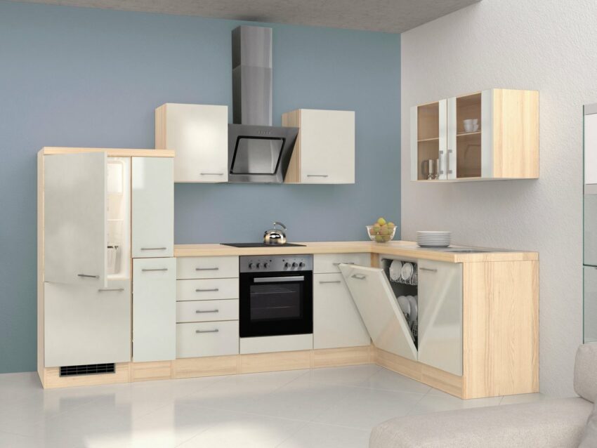 Flex-Well Winkelküche, mit E-Geräten, Stellbreite 310 x 170 cm-Küchenzeilen-Ideen für dein Zuhause von Home Trends