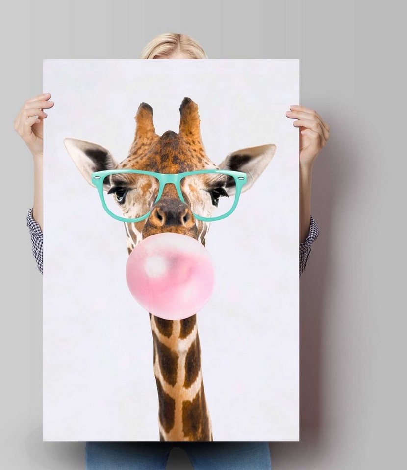 Reinders! Poster »Poster Funky Giraffe«, Giraffen (1 Stück)-Bilder-Ideen für dein Zuhause von Home Trends