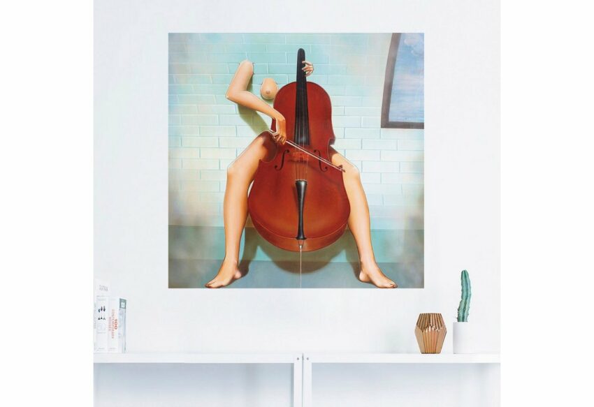 Artland Wandbild »Cello«, Instrumente (1 Stück), in vielen Größen & Produktarten - Alubild / Outdoorbild für den Außenbereich, Leinwandbild, Poster, Wandaufkleber / Wandtattoo auch für Badezimmer geeignet-Bilder-Ideen für dein Zuhause von Home Trends