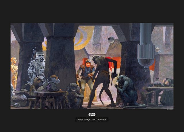 Komar Poster »Star Wars Classic RMQ Mos Eisley Streets«, Star Wars-Bilder-Inspirationen