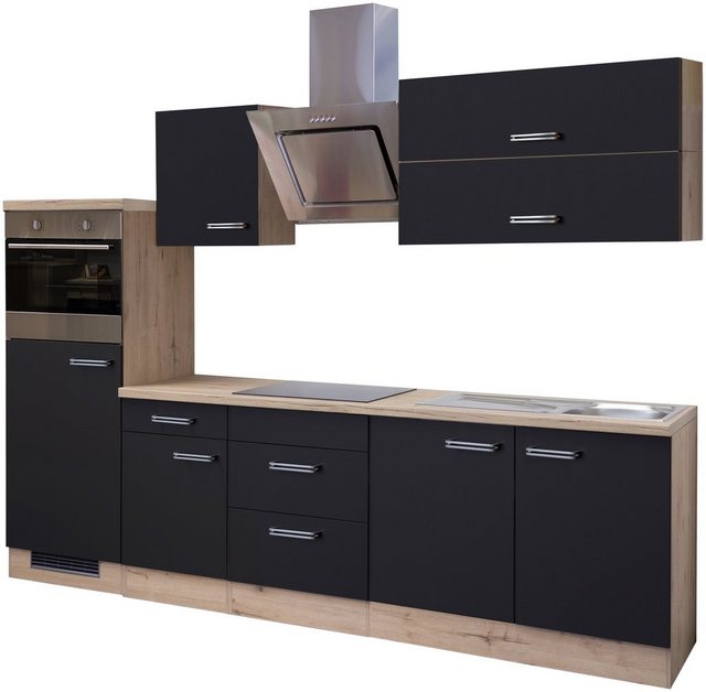 Flex-Well Küchenzeile »Antigua«, mit E-Geräten, Gesamtbreite 270 cm-Küchenzeilen-Inspirationen