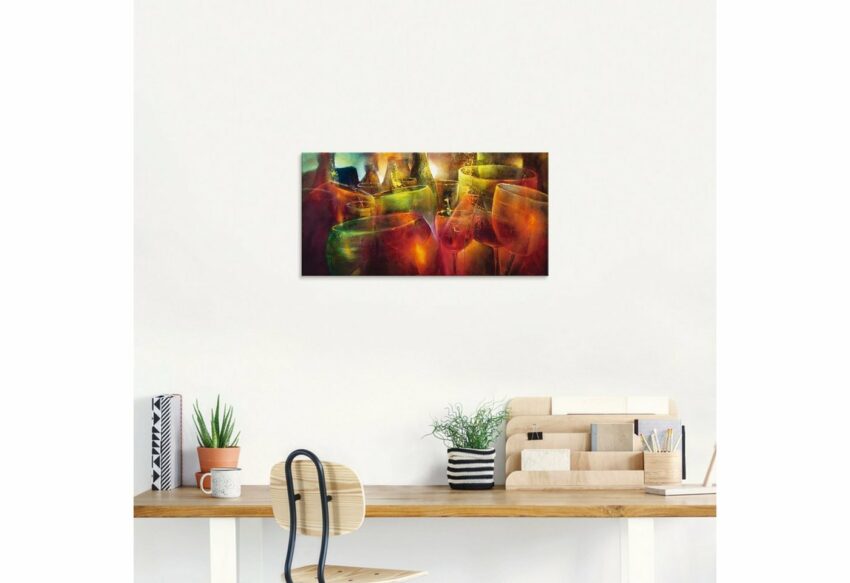 Artland Glasbild »Zu später Stunde«, Getränke (1 Stück)-Bilder-Ideen für dein Zuhause von Home Trends