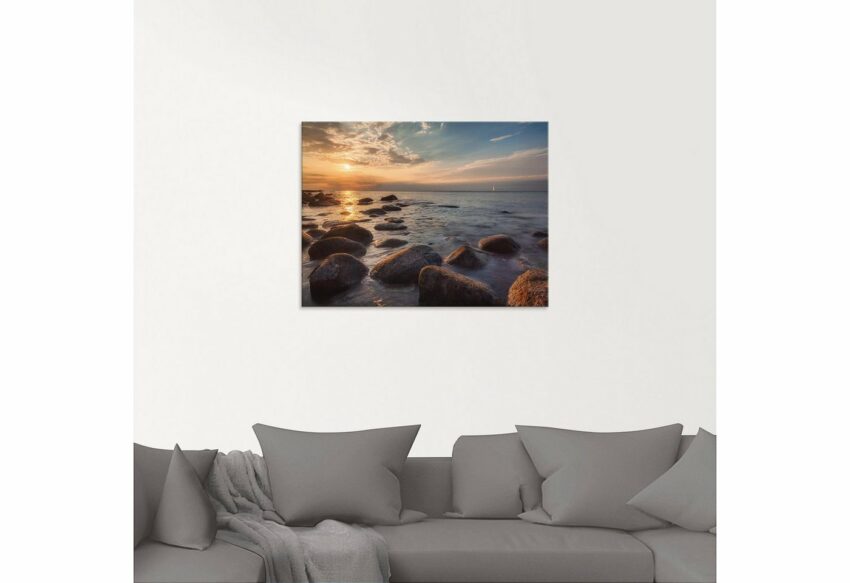 Artland Glasbild »Heimkehr am Abend....«, Gewässer (1 Stück)-Bilder-Ideen für dein Zuhause von Home Trends
