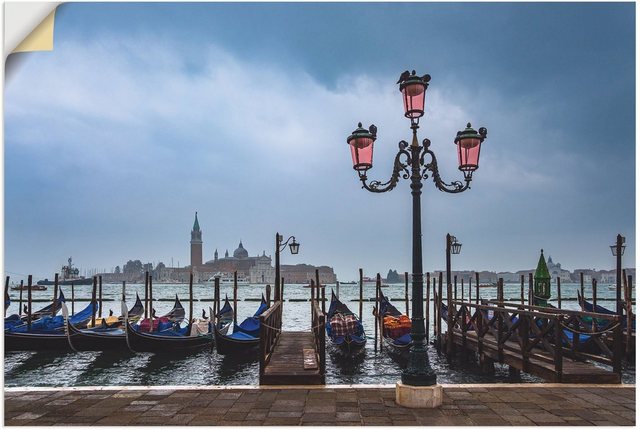 Artland Wandbild »Blick auf die Insel San Giorgio Maggiore«, Venedig (1 Stück), in vielen Größen & Produktarten - Alubild / Outdoorbild für den Außenbereich, Leinwandbild, Poster, Wandaufkleber / Wandtattoo auch für Badezimmer geeignet-Bilder-Inspirationen