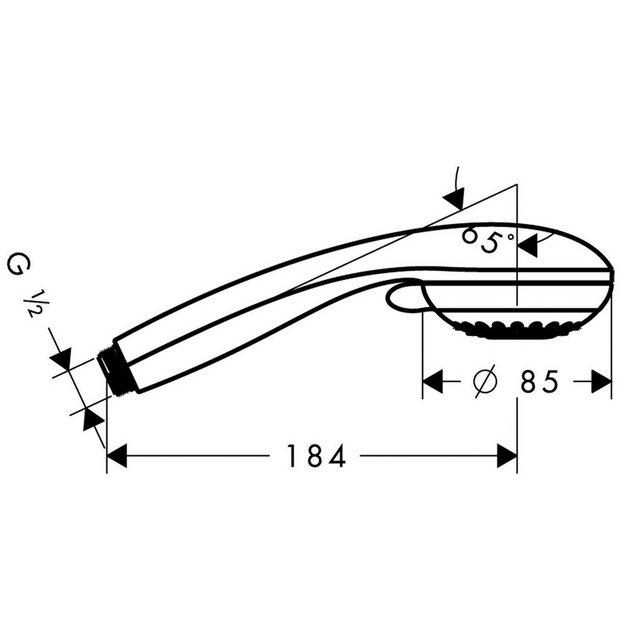 hansgrohe Handbrause »Crometta 85 Multi«, Durchmesser 8,5 cm-Duschbrausen-Inspirationen