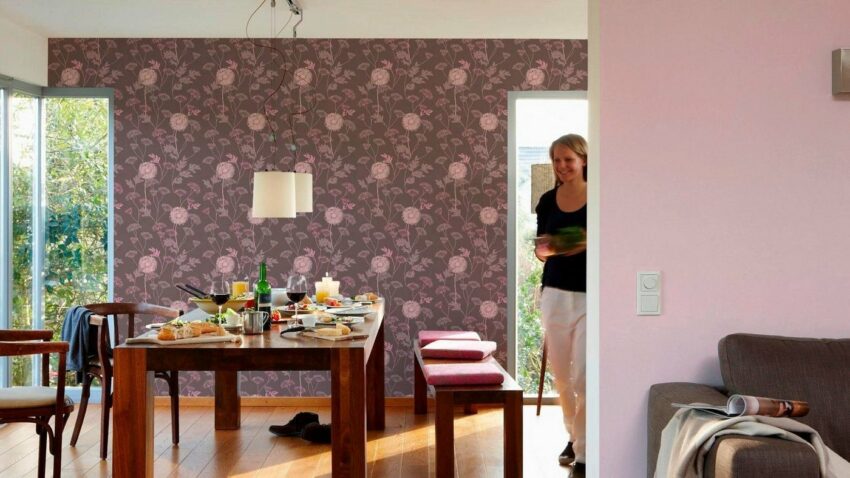 living walls Vliestapete »Life«, floral, geblümt, mit Blumen-Tapeten-Ideen für dein Zuhause von Home Trends