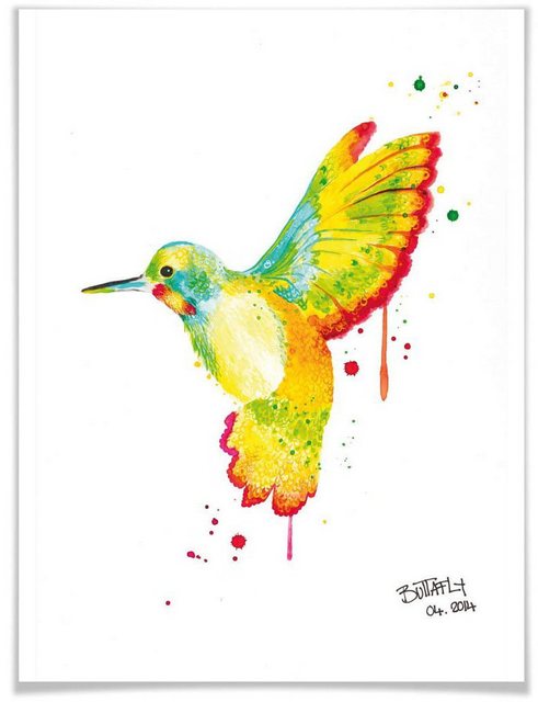 Wall-Art Poster »Kolibri«, Vögel (1 Stück), Poster, Wandbild, Bild, Wandposter-Bilder-Inspirationen