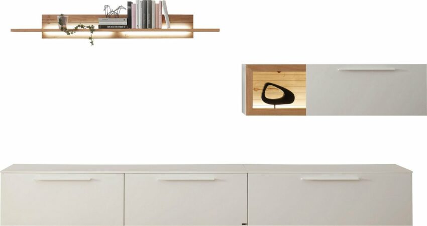 GALLERY M branded by Musterring Wohnwand »Arrive 9769«, (Set, 4-St), Mit stimmungsvoller LED-Beleuchtung-Wohnwände-Ideen für dein Zuhause von Home Trends