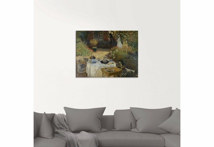Artland Glasbild »Im Garten Claude Monets in Argenteuil«, Garten (1 Stück)-Bilder-Ideen für dein Zuhause von Home Trends