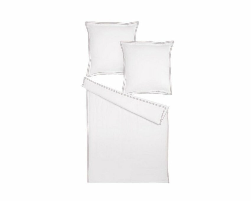 Bettwäsche »Portofino«, TRAUMSCHLAF, ein Traum in weiß, mit edler gestickter Applikation-Bettwäsche-Ideen für dein Zuhause von Home Trends