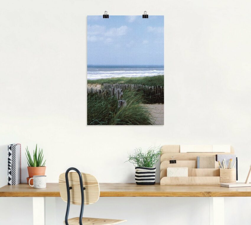 Artland Wandbild »Dünenlandschaft«, Küstenbilder (1 Stück), in vielen Größen & Produktarten - Alubild / Outdoorbild für den Außenbereich, Leinwandbild, Poster, Wandaufkleber / Wandtattoo auch für Badezimmer geeignet-Bilder-Ideen für dein Zuhause von Home Trends