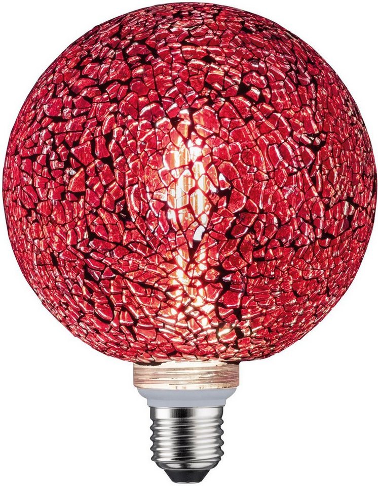 Paulmann »Miracle Mosaic Rot E27 2700K dimmbar« LED-Leuchtmittel, E27, 1 Stück, Warmweiß-Leuchtmittel-Ideen für dein Zuhause von Home Trends