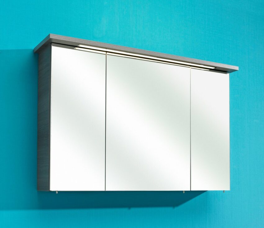PELIPAL Spiegelschrank »Quickset 328« Breite 115 cm, 3-türig, eingelassene LED-Beleuchtung, Schalter-/Steckdosenbox, Türdämpfer-Schränke-Ideen für dein Zuhause von Home Trends