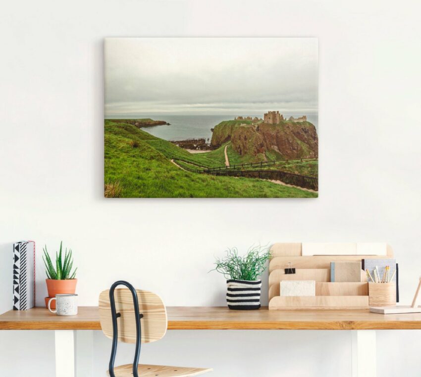 Artland Wandbild »Historisches Schottland«, Europa (1 Stück), in vielen Größen & Produktarten -Leinwandbild, Poster, Wandaufkleber / Wandtattoo auch für Badezimmer geeignet-Bilder-Ideen für dein Zuhause von Home Trends