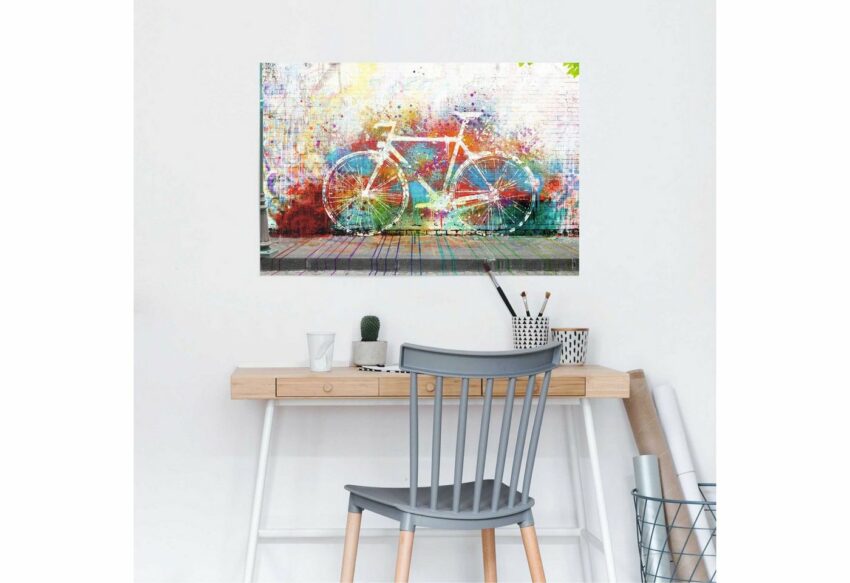 Reinders! Poster »Graffiti Fahrrad«, (1 Stück)-Bilder-Ideen für dein Zuhause von Home Trends
