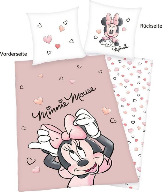 Kinderbettwäsche »Disney´s Minnie Mouse«, Disney, mit tollem Minnie Mouse Motiv-Bettwäsche-Inspirationen